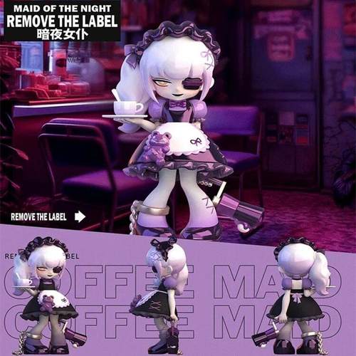 病娇少女二代盲盒撕掉标签系列潮玩手办暗黑公仔玩具礼物桌面摆件 - 图2