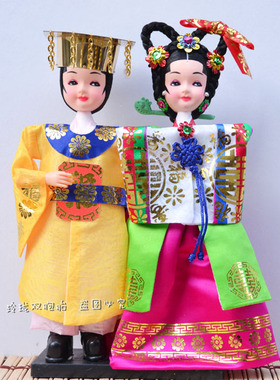 韩国人偶朝鲜摆件工艺礼品