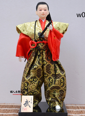 娃娃武士忍者人形日式风家居装饰