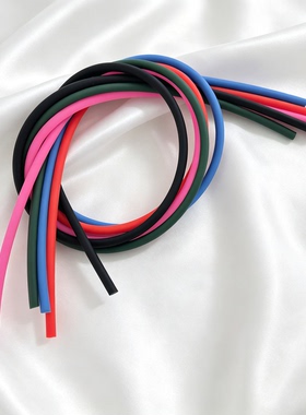 炫彩多色佛牌挂绳负离子硅胶绳线径4MM 5MM