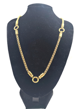 钛钢开口圈佛牌挂链项链