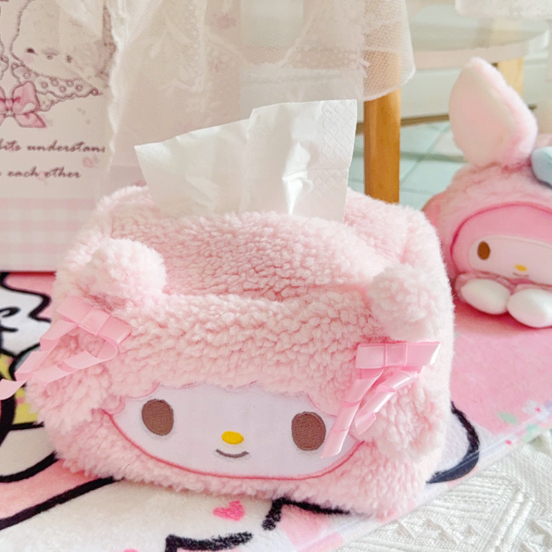 少女心粉色美乐小羊毕爱诺抽纸纸巾套宿舍居家可爱纸巾收纳纸巾盒,淘宝优惠券,粉丝福利购,淘宝优惠卷