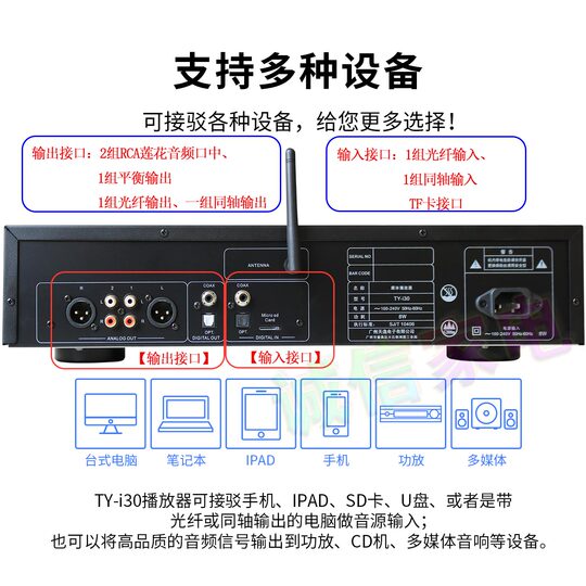 Tianyi fever digital player lossless DAC decoding
