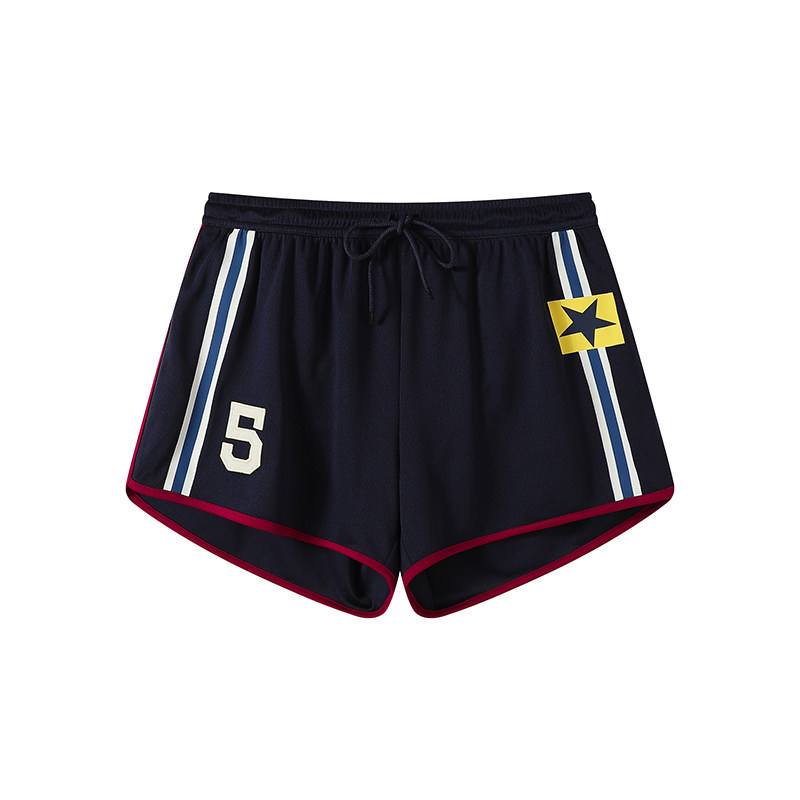 CryingCenter retro star-striped running sports quick-drying hot pants and shorts Crying Center