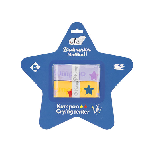 CryingCenter kumpoo badminton joint series Star two-color hand glue sweat-absorbing belt