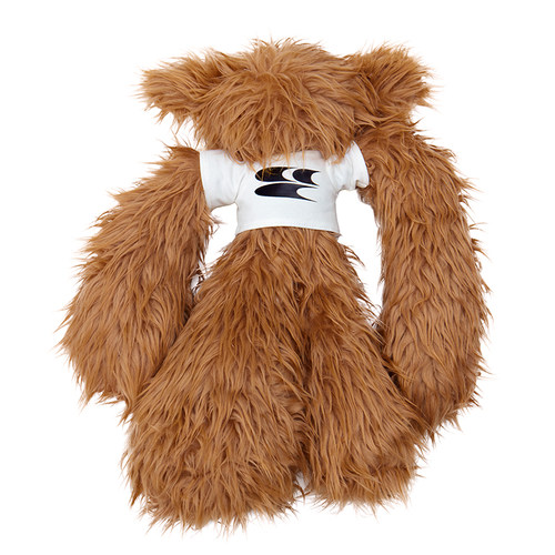 CryingCenter 哭哭抱抱长毛熊棕色帆布可背玩偶玩具  哭喊中心 - 图3