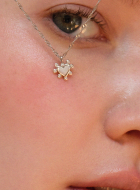 原创樱桃鸡尾酒满钻跳动爱心项链