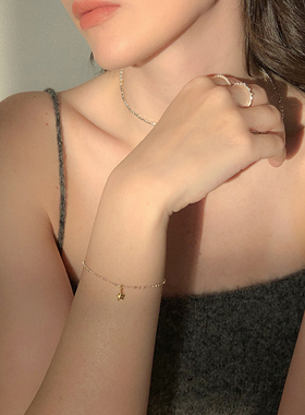 LLab通体s925小星星细手链