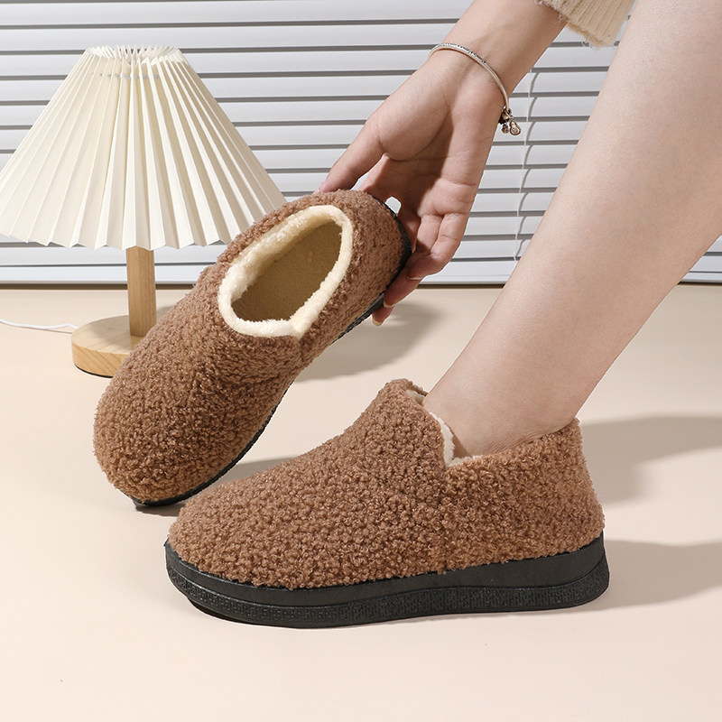 冬季新款舒适雪地靴加绒加厚保暖女棉鞋平跟软底短筒棉靴妈妈鞋,淘宝优惠券,粉丝福利购,淘宝优惠卷