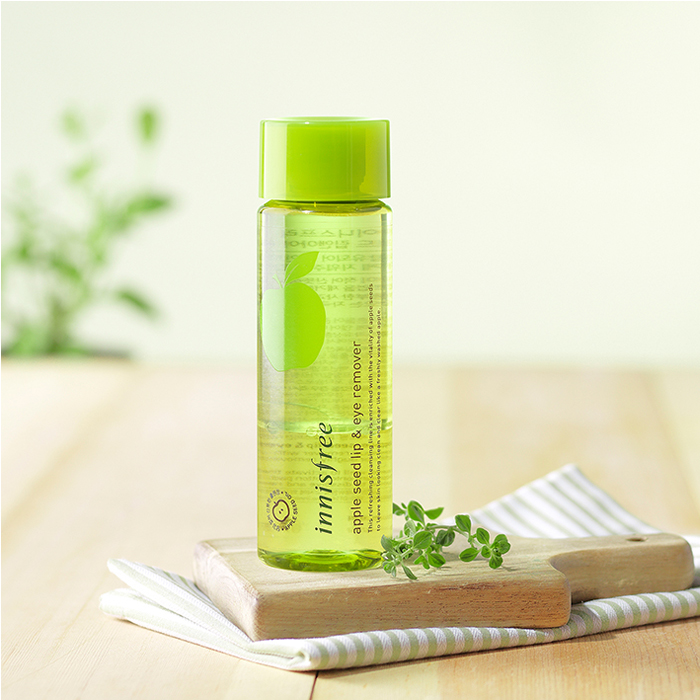 韓國innisfree悅詩風吟 蘋果籽眼脣卸妝油眼脣專用卸妝液專櫃正品
