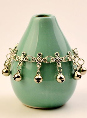 跳舞表演道具铃铛手链脚链