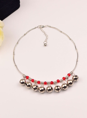 一圈女铃铛会响项链量大可优惠