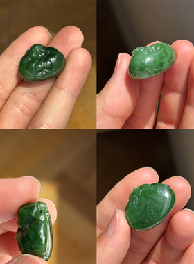 PKH.HK 翠玉石榴 原创天然和田玉石榴石日常国风新中式项链