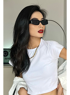 遮阳长方欧美女太阳眼镜