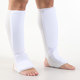 Sweat-absorbent elastic Sanda Muay Thai shin guards with instep