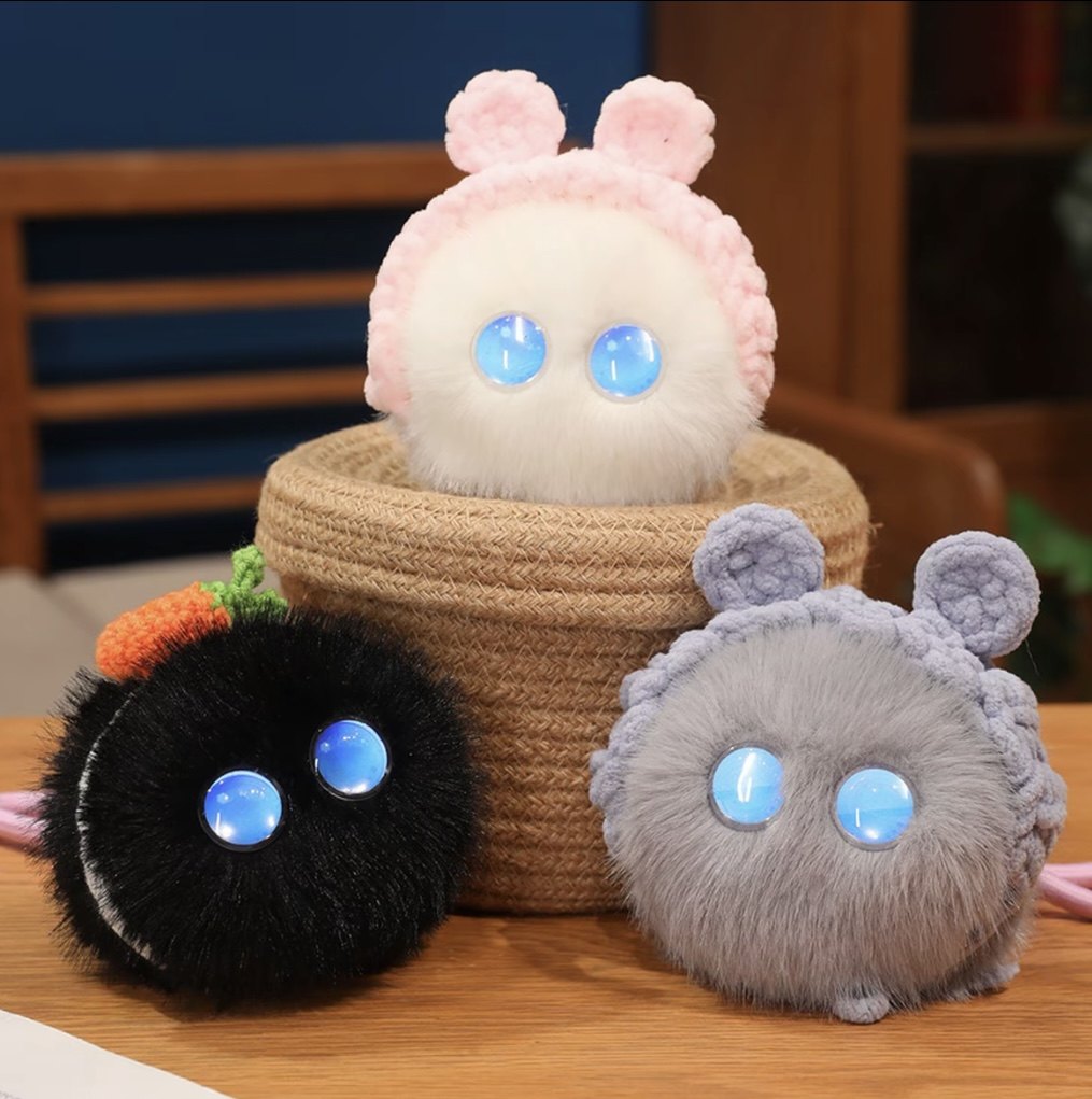 跨境ai玩具智能对话芙玩具公仔包挂件桌伴陪伴公仔,淘宝优惠券,粉丝福利购,淘宝优惠卷