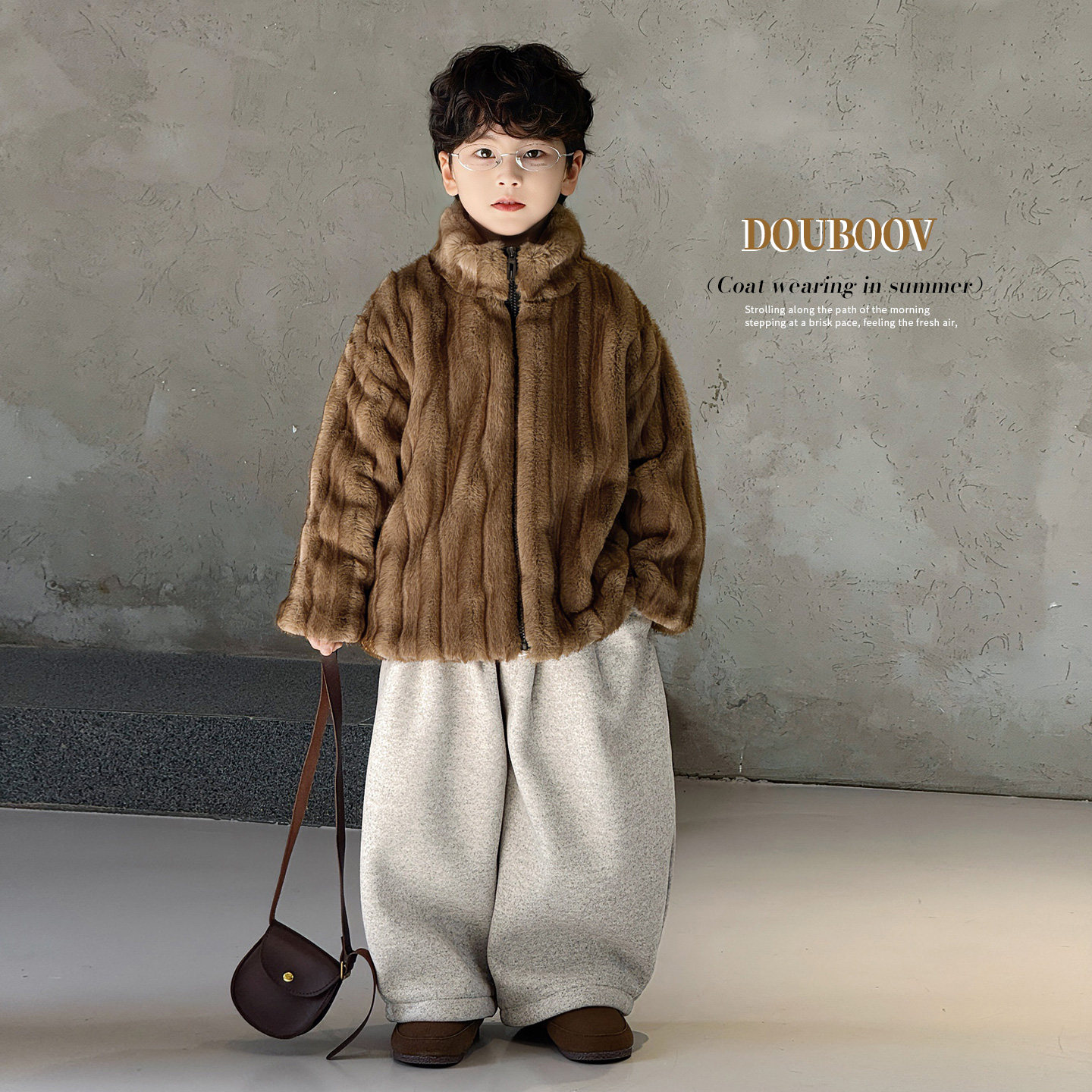 儿童休闲裤冬季2025新款男童灰色加绒阔腿卫裤宝宝韩式宽松裤子潮,淘宝优惠券,粉丝福利购,淘宝优惠卷