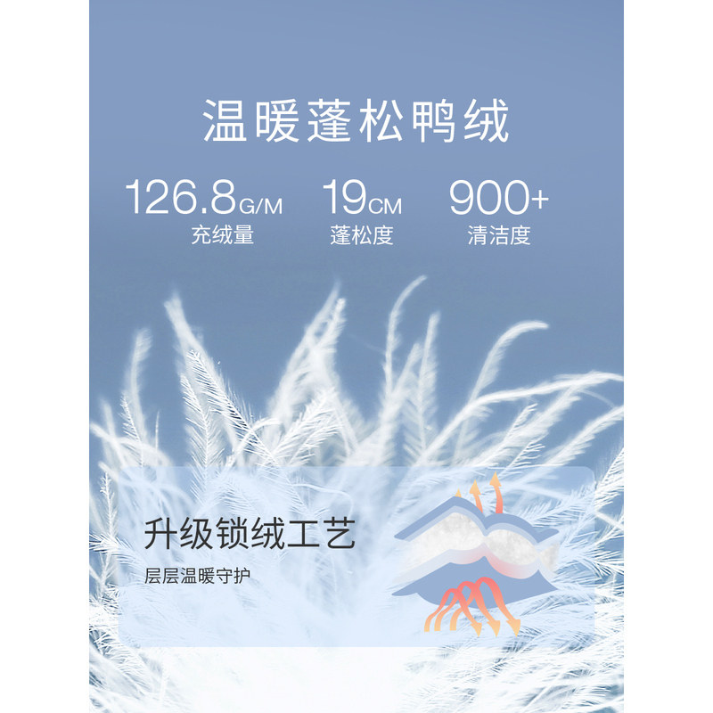 茵曼旗舰店立领短款2022冬季羽绒服 茵曼筱茵羽绒服