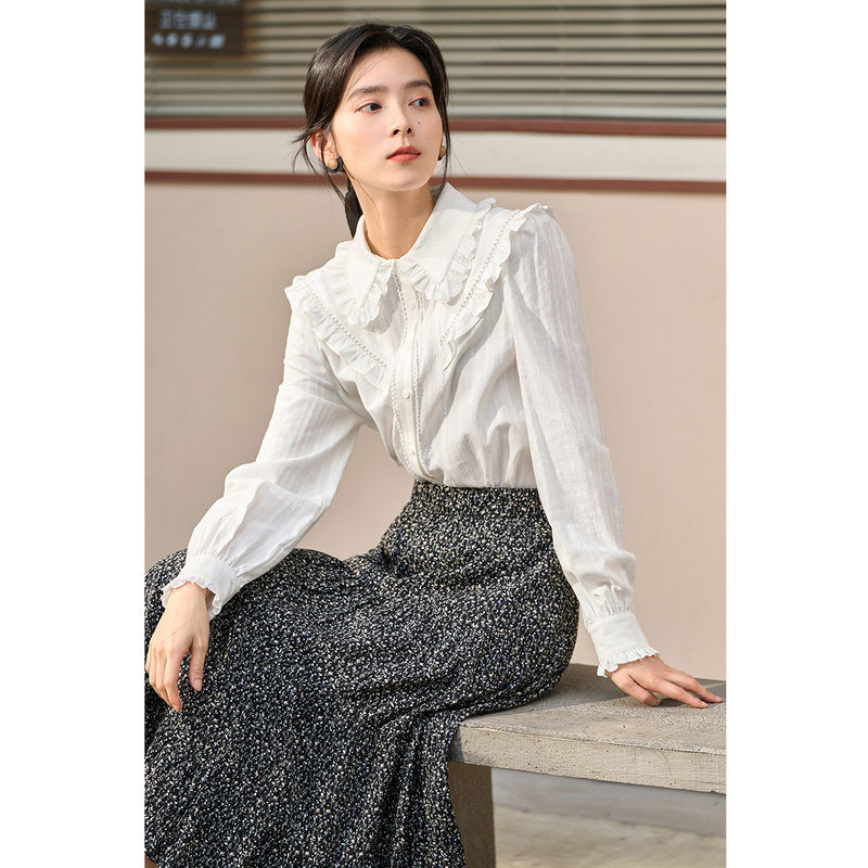  茵曼筱茵衬衫