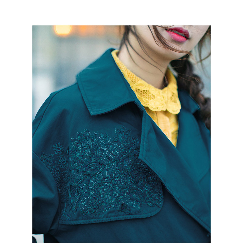 茵曼旗舰店特价清仓2020年秋装新款 茵曼翰飞短外套