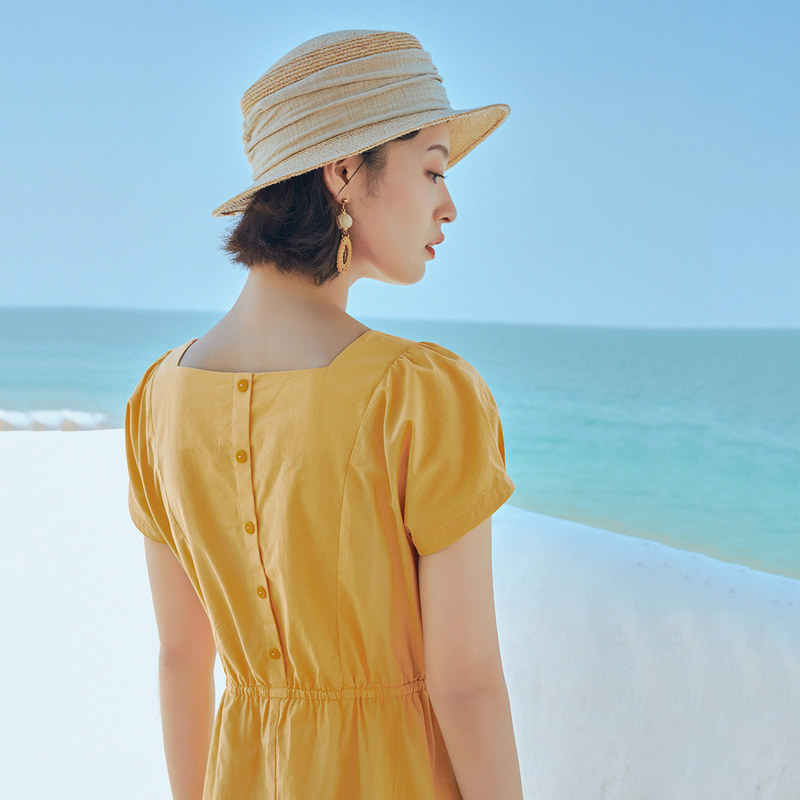  茵曼田田极客连衣裙