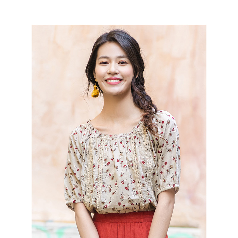  茵曼田田极客衬衫