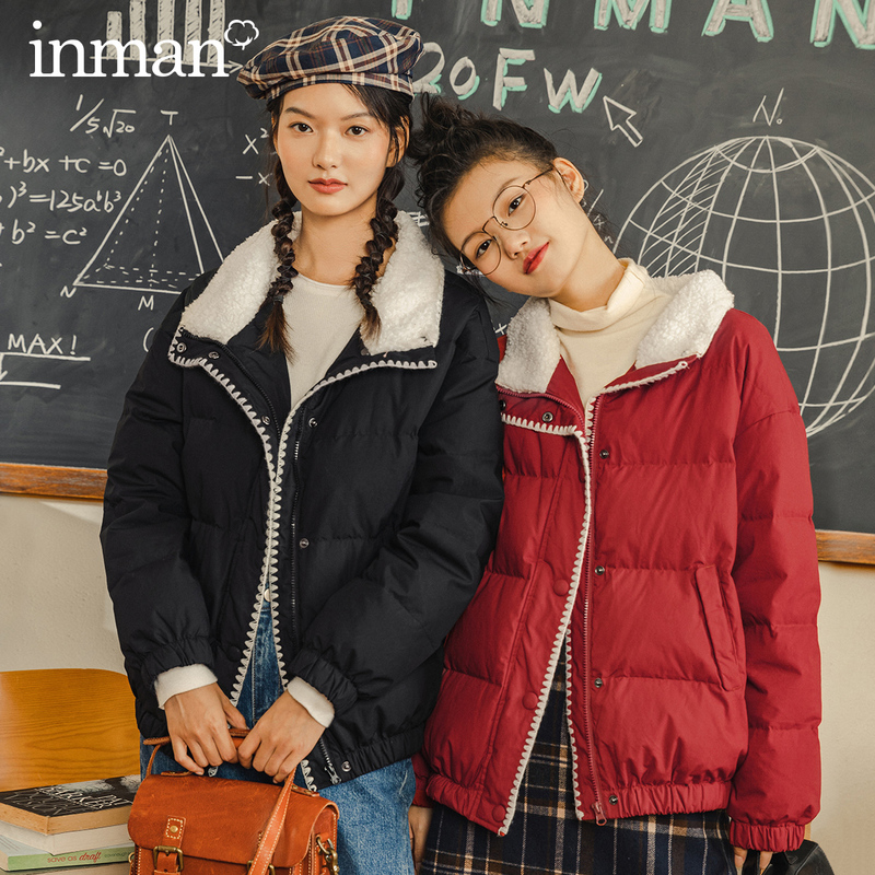 茵曼旗舰店茵蔓轻薄款2020年羽绒服 茵曼翰飞羽绒服
