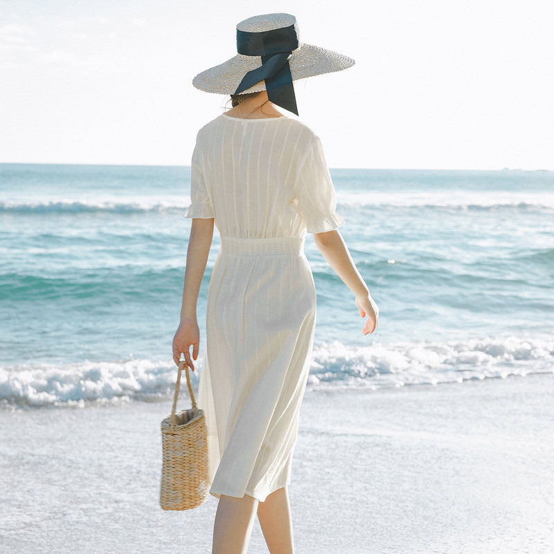  茵曼筱茵连衣裙