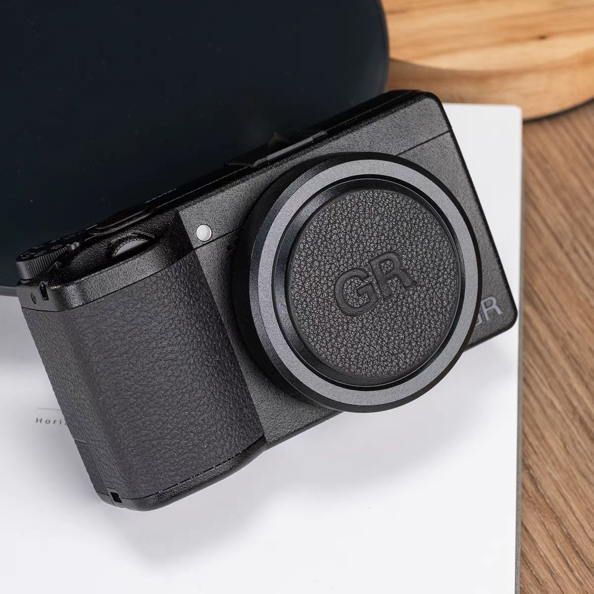 理光GR镜头盖 GR4GR3XGR3GR2金属植绒镜头盖保护盖防尘配件 东来 - 图1