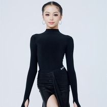 WAVE not lunchtime for adult female students 2023 autumn Winter High end Latin dance Practice Service Split High Collar