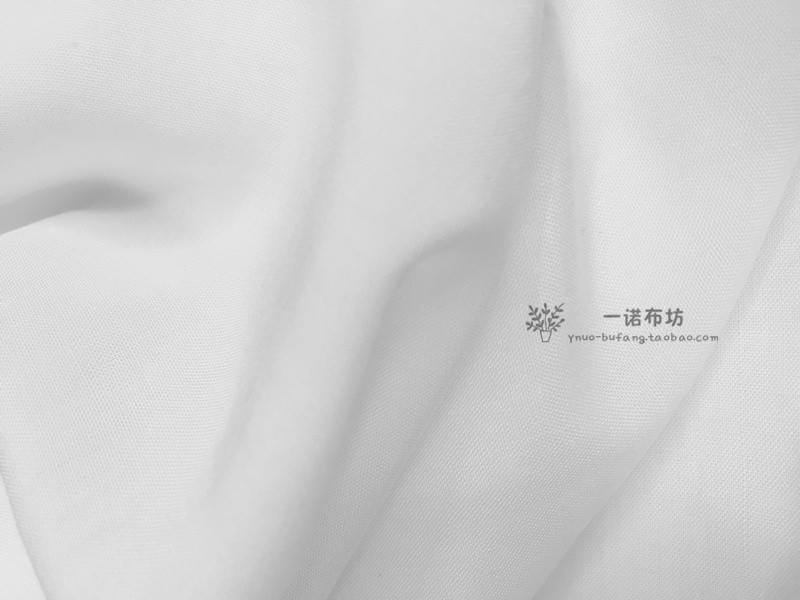 纯色全棉布料柔软白色宝宝衣服睡衣服装面料专用里布汉服内衬布料 - 图0