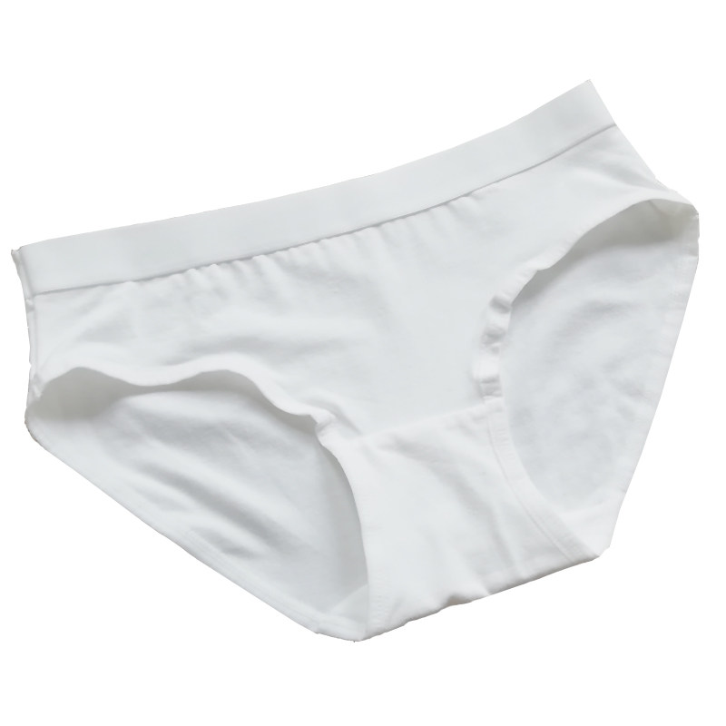纯棉白色女士内裤纯色纯白浅色棉质内裤中低腰三角裤盒装包邮,淘宝优惠券,粉丝福利购,淘宝优惠卷