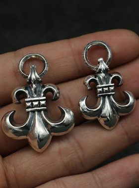 明星同款童军花项链吊坠泰银船锚