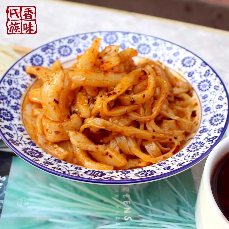 香味氏族宝鸡岐山宝宝擀面皮8袋装真空陕西西安特产凉皮速食小吃 - 图2