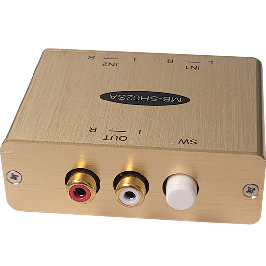 Audio switcher 2 in and 1 out RCA 2 in and 1 out