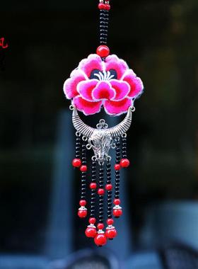 云南民族风原创双面刺绣项链