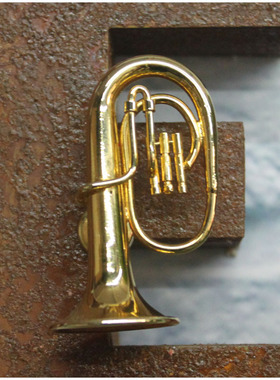 铜制小号 长号 大号 圆号 萨克斯 苏萨风 巴立东 长笛 摆件模型