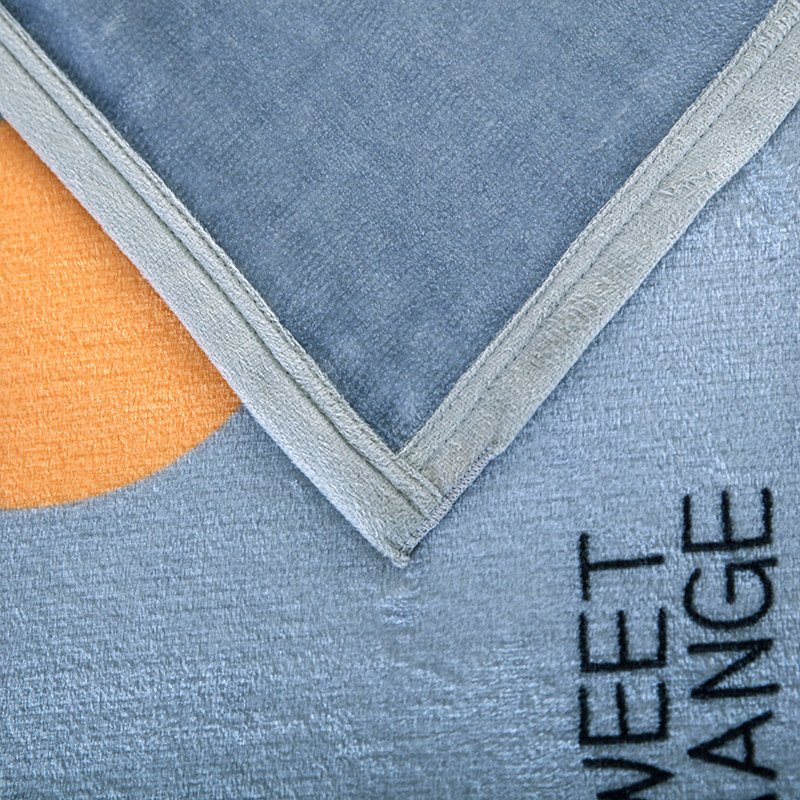 冬季法兰绒毛毯双面绒午睡空调盖毯单双人铺床加绒床单珊瑚绒毯子