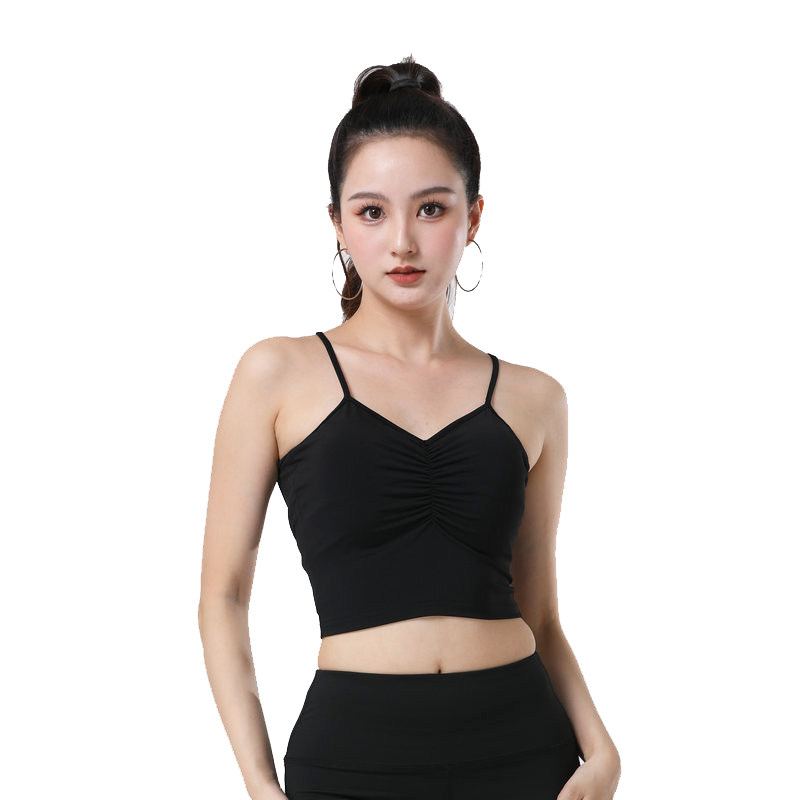 拉丁吊带背心女成人交叉挂脖露美背舞蹈训练功服内搭短款外穿上衣,淘宝优惠券,粉丝福利购,淘宝优惠卷