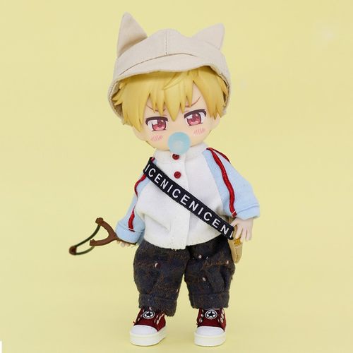 ob11娃衣服现货molly关节棒球衫T恤开衫卫衣外套12分bjd GSC粘土 - 图1