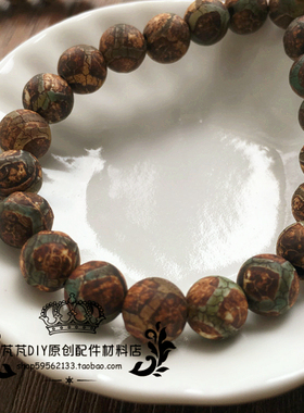 diy西藏玛瑙星月金刚菩提老天珠
