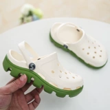 Детские модные тапочки в стиле Crocs, нескользящие мюли для мальчиков, мужские тапочки, пляжная пляжная обувь, удобная обувь, мягкая подошва, подходят для подростков, семейный стиль