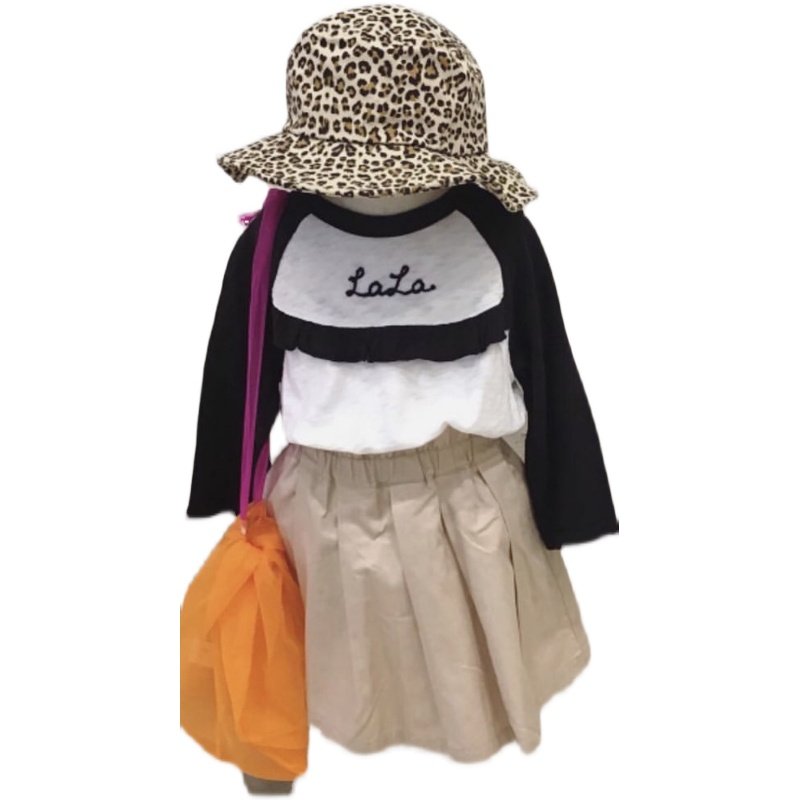 出口日本原单markeys全棉花苞腰百搭半身裙Ls p - 图1