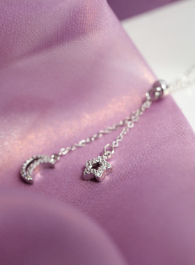 通体925银项链y字显瘦女不变色