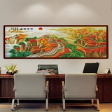 Процветающий китайский отличный стеновой стежок 2025 Новая вышивка ниток в гостиной