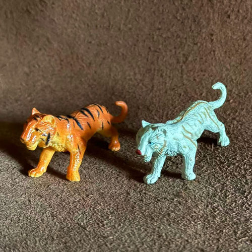 safari正品 生态仿真动物模型玩具 场景摆件 野生动 老虎 东北虎 - 图0