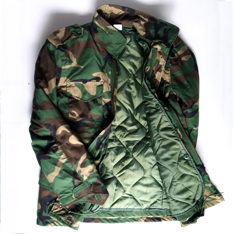 美军M65风衣军版经典夹克工装外套加厚保暖男装外贸军绿色棉大衣-图0