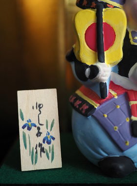 中古陶人摆件陶制彩绘将军摆件