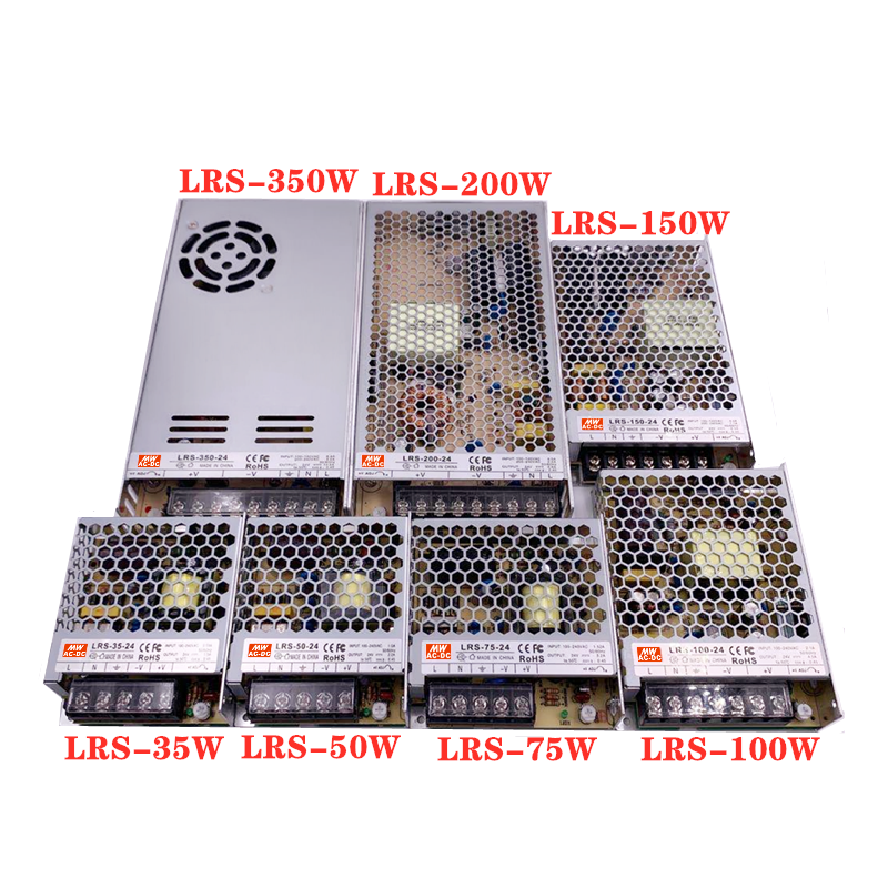 施恩明纬超薄开关电源LRS-350-24直流足功率350W12V24V36V48V订制 - 图2