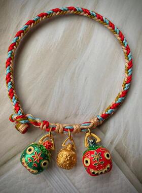 缘创手工同款吞金兽手绳